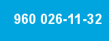 960 026-11-32